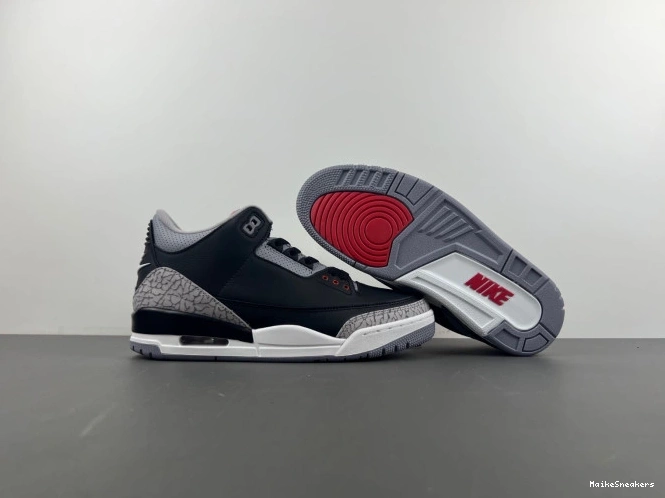 MaikeSneakers Black Cement 3 DN3707-010 Jordan Air 0712